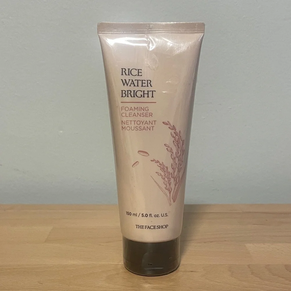 New Rice Water Bright Foaming Cleanser The Face Shop 5.0 fl oz 150 mL Sealed